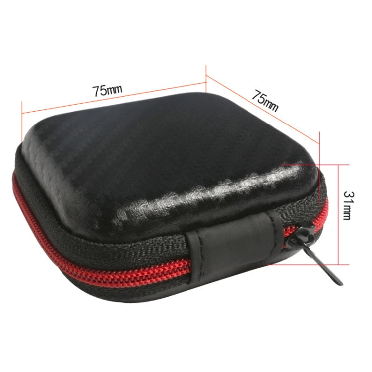 QKZ S102 Multi-function Headphone Data Cable Storage Bag(Black) - Other Earphone Case by QKZ | Online Shopping South Africa | PMC TechLife | Buy Now Pay Later Mobicred