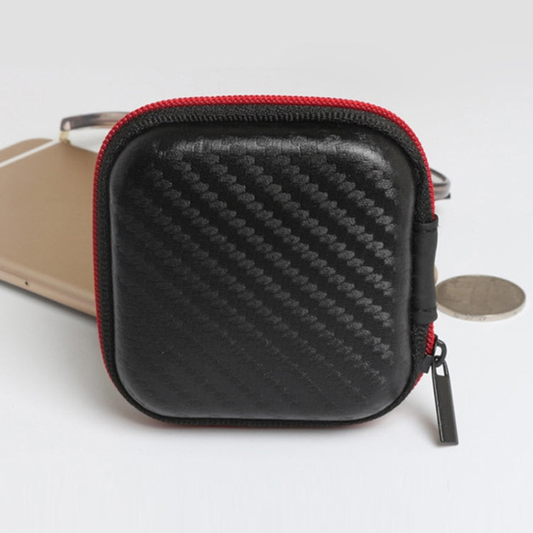 QKZ S102 Multi-function Headphone Data Cable Storage Bag(Black) - Other Earphone Case by QKZ | Online Shopping South Africa | PMC TechLife | Buy Now Pay Later Mobicred