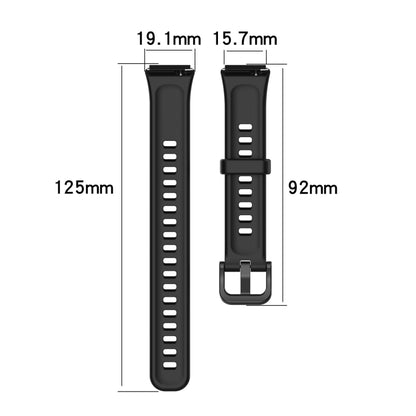 For Huawei Band 7 Silicone Watch Band(Red) - Watch Bands by PMC Jewellery | Online Shopping South Africa | PMC Jewellery | Buy Now Pay Later Mobicred