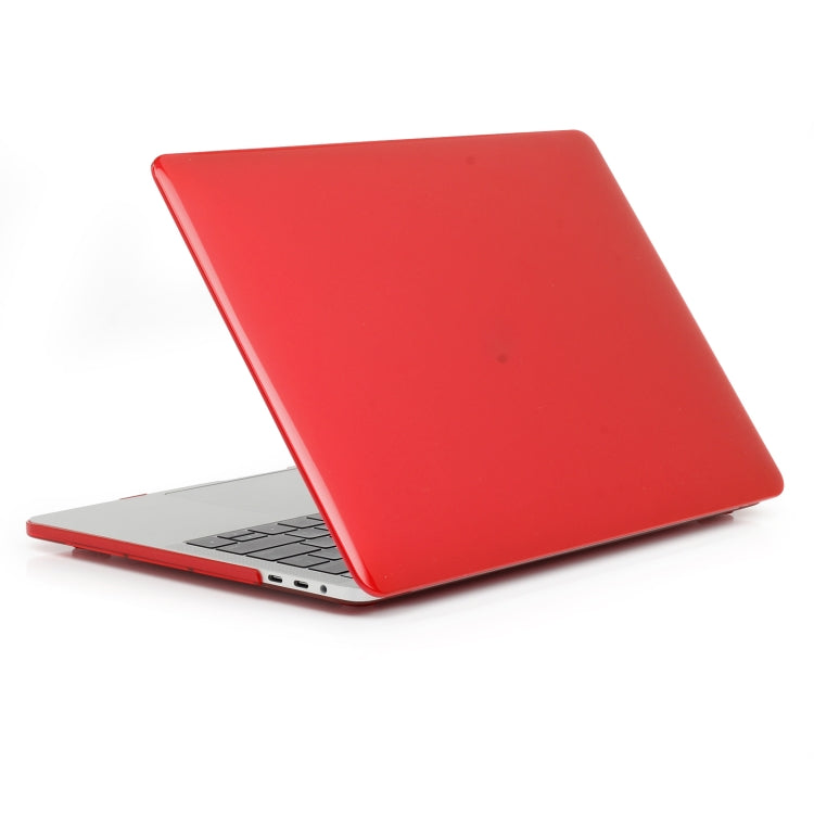 For MacBook Air 13.6 inch A2681 2022 Laptop Crystal Style Protective Case(Red) - MacBook Air Cases by PMC TechLife | Online Shopping South Africa | PMC TechLife
