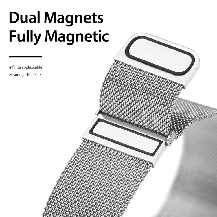 DUX DUCIS Milanese Watch Band For Samsung Watch Series 22mm(Silver) - free shipping - PMC TechLife - Order now!