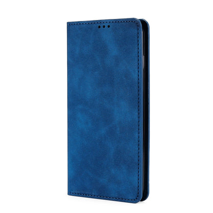 For Huawei nova 10 Skin Feel Magnetic Horizontal Flip Leather Phone Case(Blue) - Huawei Cases by PMC Jewellery | Online Shopping South Africa | PMC Jewellery