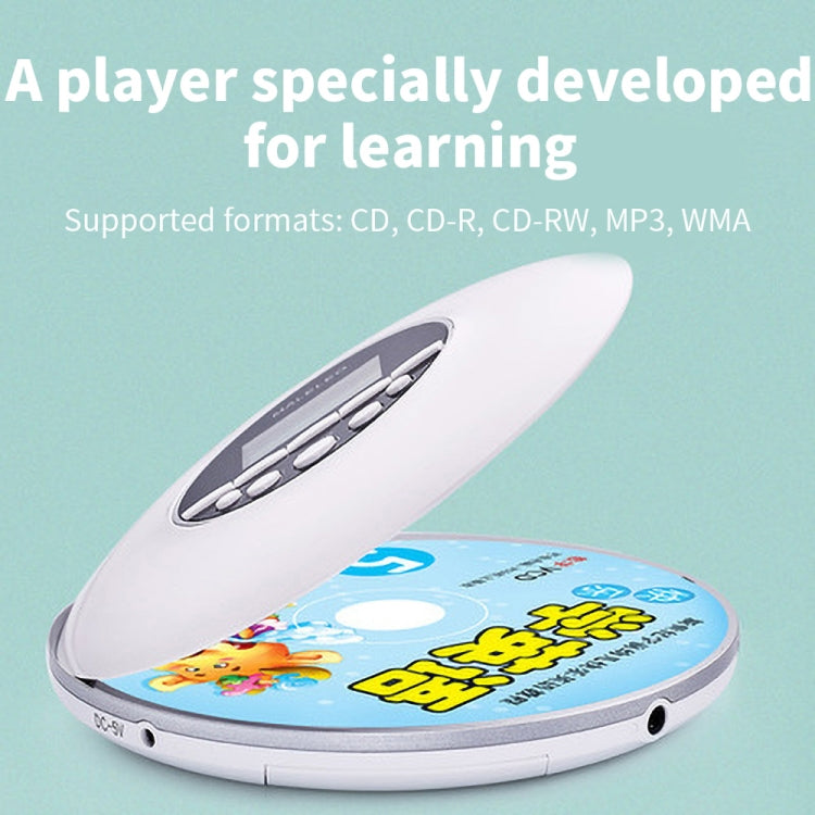 Kecag KC-706 Portable Walkman CD Player(White) - DVD & LCD Player by Kecag | Online Shopping South Africa | PMC TechLife | Buy Now Pay Later Mobicred