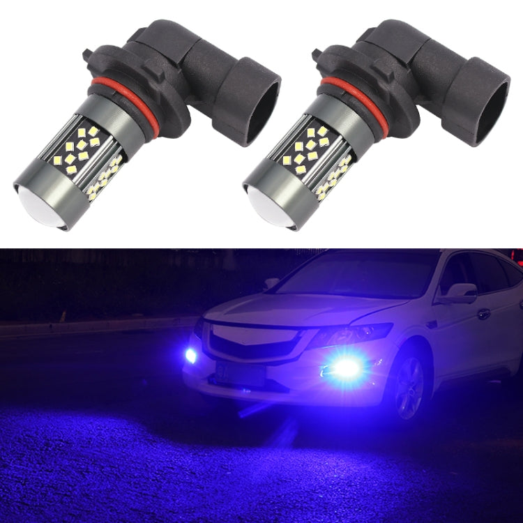1 Pair 9006 12V 7W Continuous Car LED Fog Light(Blue Light) - Fog / Driving Lights by PMC TechLife | Online Shopping South Africa | PMC TechLife