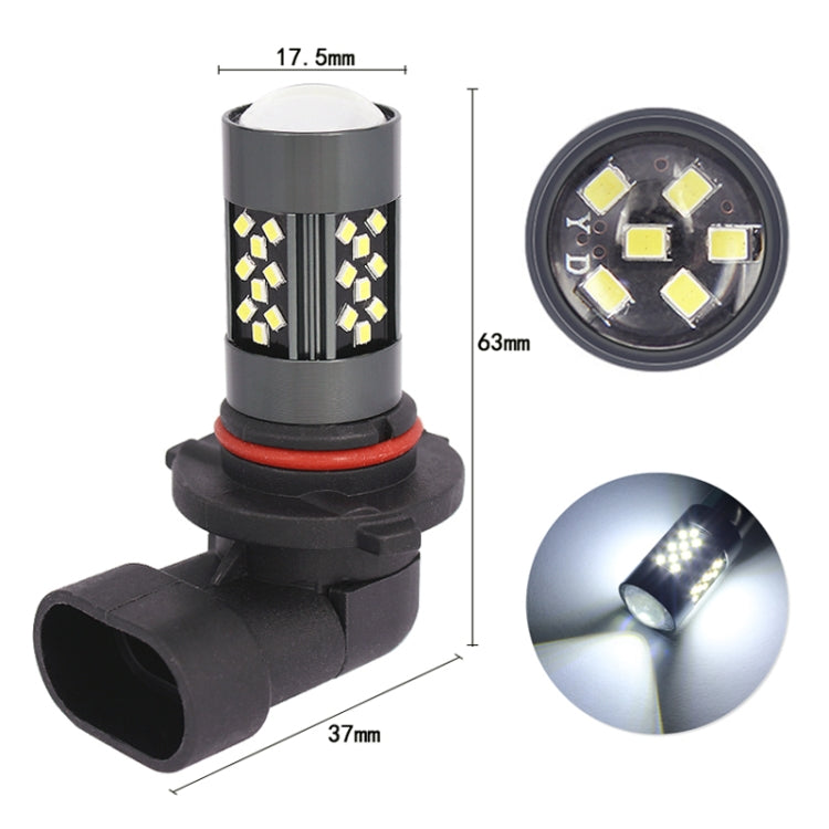 1 Pair 9006 12V 7W Continuous Car LED Fog Light(Blue Light) - Fog / Driving Lights by PMC TechLife | Online Shopping South Africa | PMC TechLife