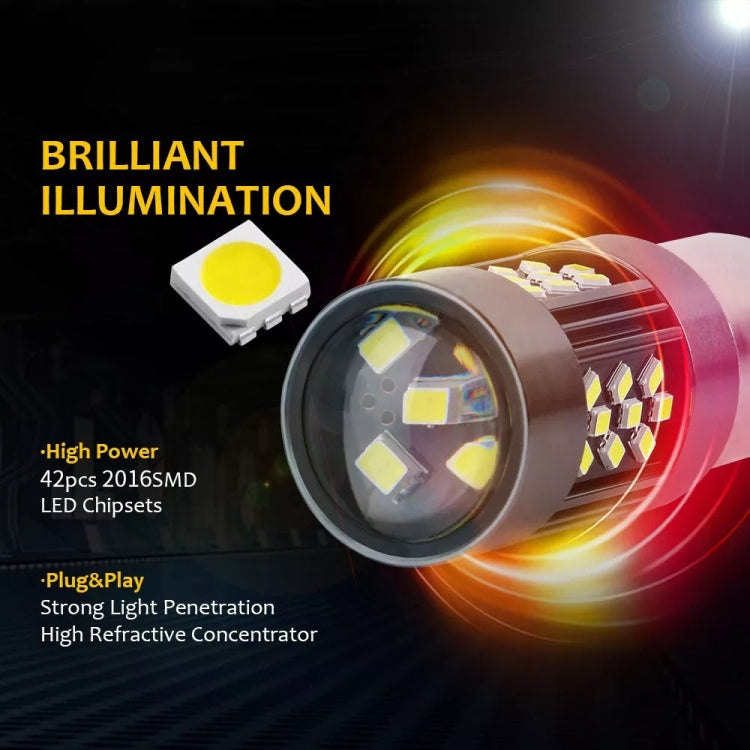 1 Pair H11 12V 7W Continuous Car LED Fog Light(Red Light) - Fog / Driving Lights by PMC TechLife | Online Shopping South Africa | PMC TechLife