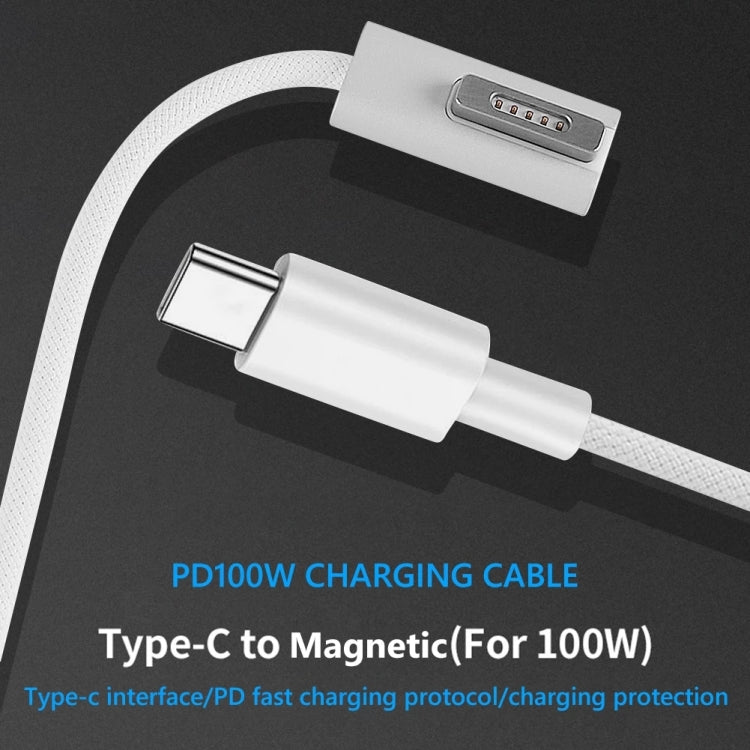 100W 5 Pin MagSafe 1 (L-shaped) to USB-C / Type-C PD Charging Cable, Cable Length: 1.8m - Cable & Adapter by PMC TechLife | Online Shopping South Africa | PMC TechLife