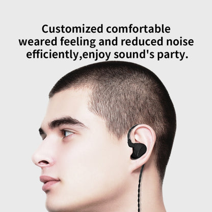 CVJ Mirror Hybrid Technology HiFi Music Wired Earphone No Mic(Black) - In Ear Wired Earphone by CVJ | Online Shopping South Africa | PMC Jewellery