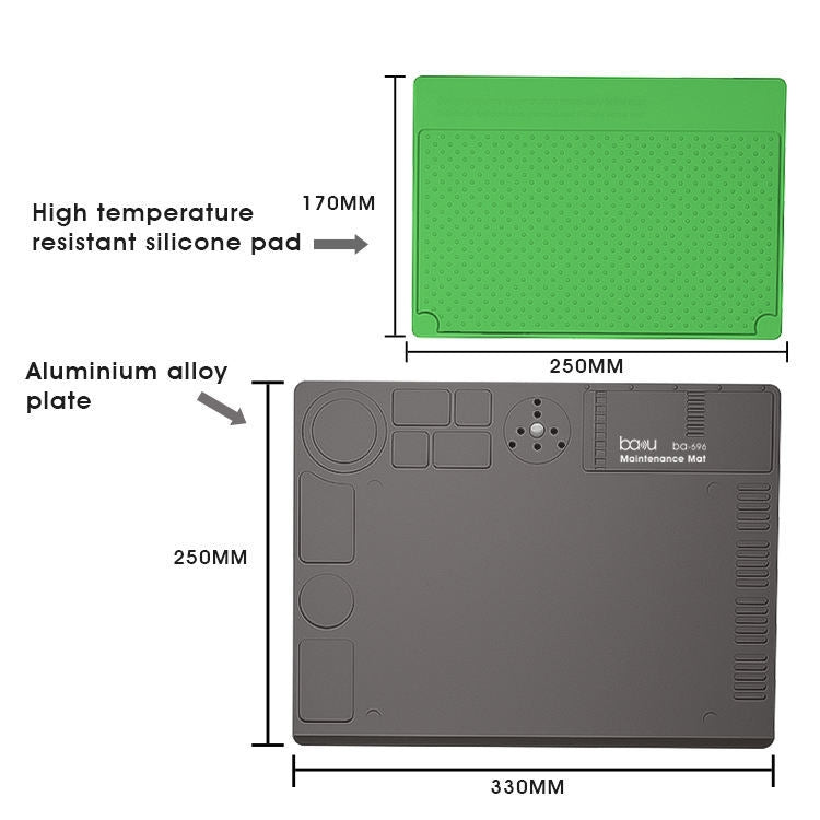 BAKU BA-696 2 in 1 Microscope Maintenance Insulation Pad - Working Mat by BAKU | Online Shopping South Africa | PMC Jewellery