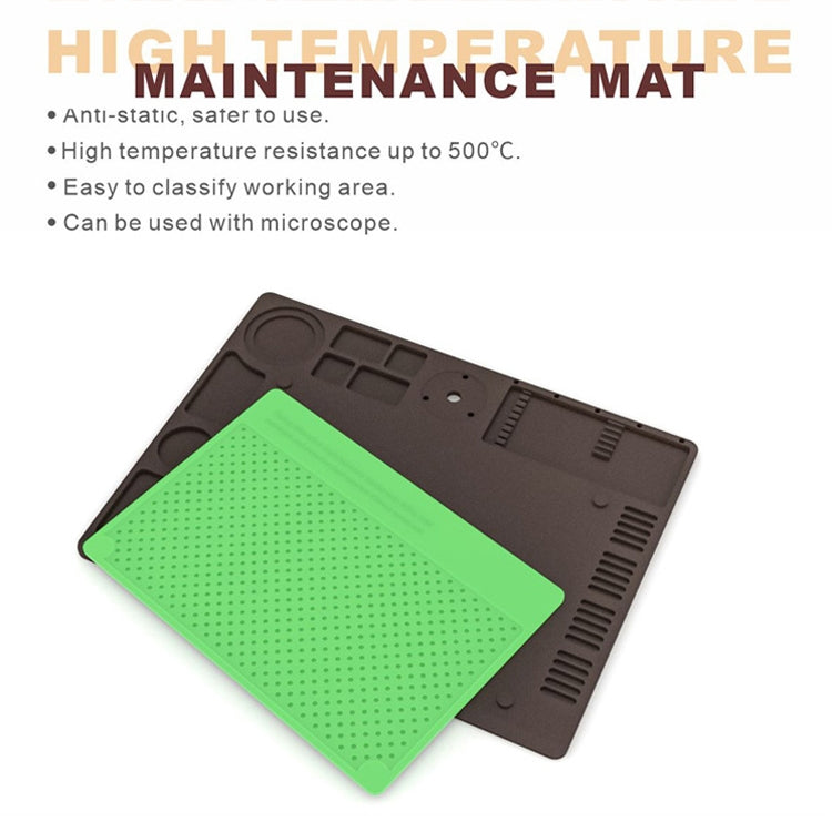 BAKU BA-696 2 in 1 Microscope Maintenance Insulation Pad - Working Mat by BAKU | Online Shopping South Africa | PMC Jewellery