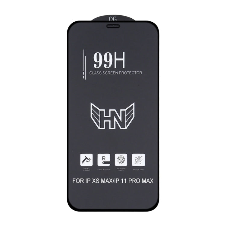 High Aluminum Large Arc Full Screen Tempered Glass Film For iPhone 11 Pro Max / XS Max - iPhone 11 Pro Max Tempered Glass by PMC TechLife | Online Shopping South Africa | PMC TechLife | Buy Now Pay Later Mobicred