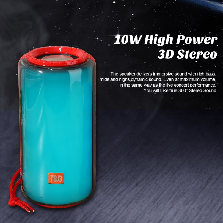 T&G TG639 10W Portable LED Light TWS Wireless Bluetooth Speaker(Green) - Mini Speaker by T&G | Online Shopping South Africa | PMC TechLife | Buy Now Pay Later Mobicred