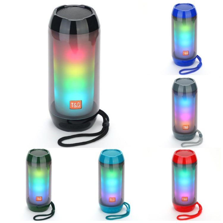 T&G TG643 Portable LED Light Waterproof Subwoofer Wireless Bluetooth Speaker(Light Blue) - Waterproof Speaker by T&G | Online Shopping South Africa | PMC TechLife | Buy Now Pay Later Mobicred