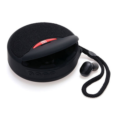 T&G TG808 2 in 1 Mini Wireless Bluetooth Speaker Wireless Headphones(Black) - Mini Speaker by T&G | Online Shopping South Africa | PMC Jewellery | Buy Now Pay Later Mobicred