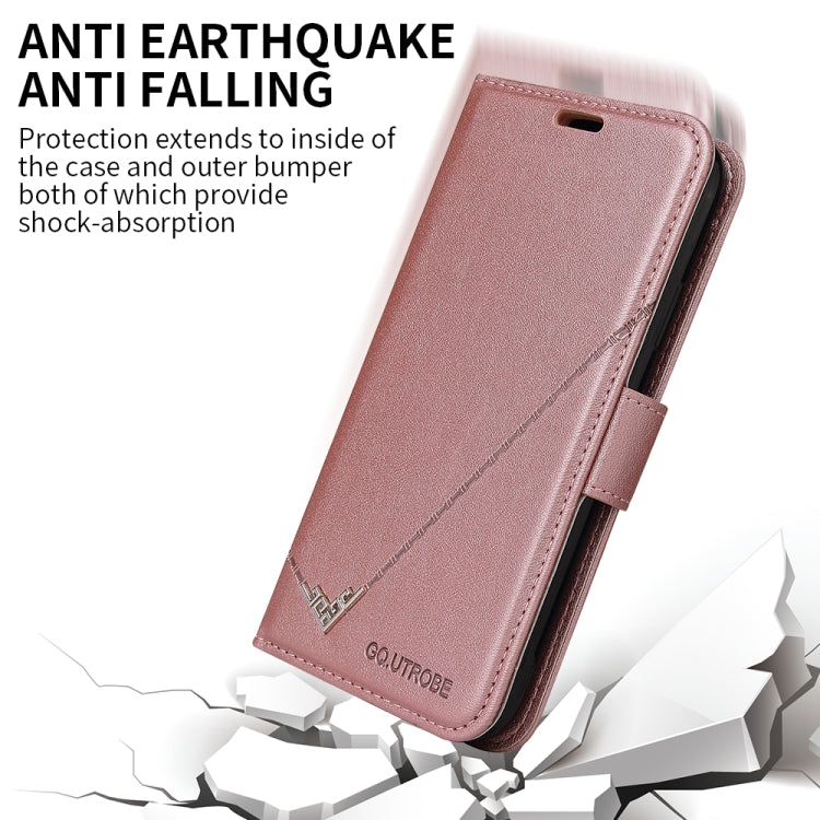 For Huawei Mate 20 Pro GQUTROBE Right Angle Leather Phone Case(Rose Gold) - free shipping - PMC TechLife - Order now!