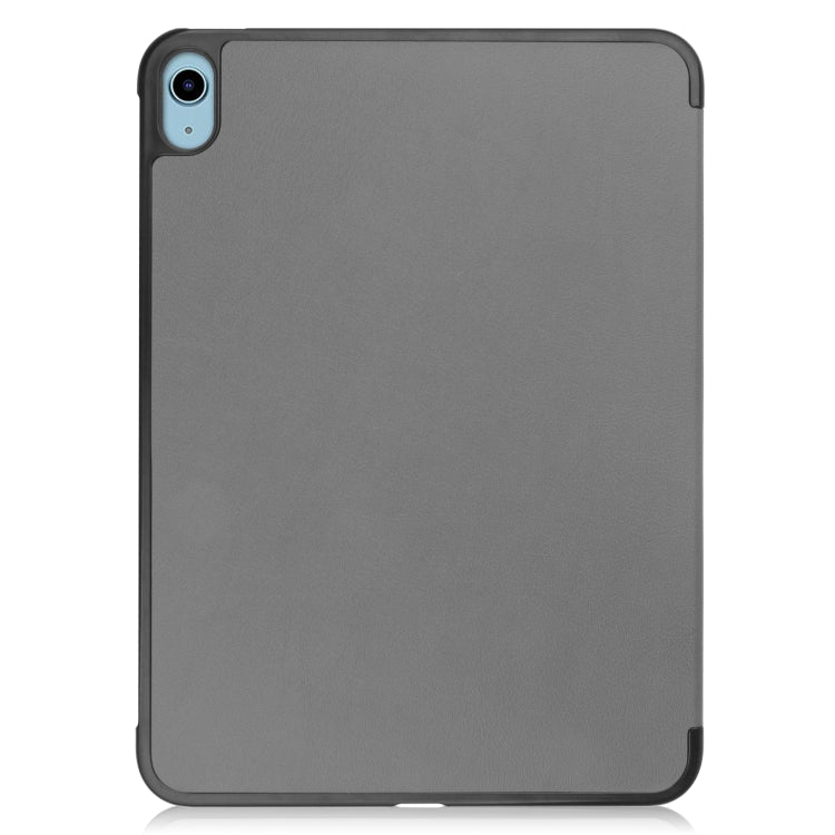 Solid Color Custer Texture Leather Tablet Case For iPad 10th Gen 10.9 2022 / 2025 (Gray) - iPad 2025 / 2022 Cases by PMC Jewellery | Online Shopping South Africa | PMC Jewellery | Buy Now Pay Later Mobicred