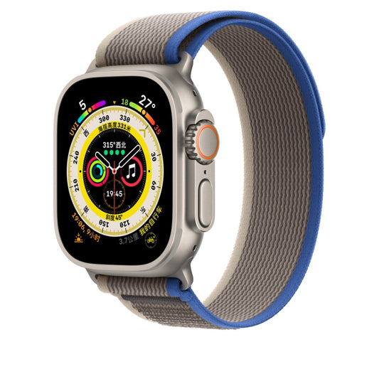 Nylon Watch Band For Apple Watch 42mm / 41mm / 40mm / 38mm(Grey) - Watch Bands by PMC Jewellery | Online Shopping South Africa | PMC Jewellery | Buy Now Pay Later Mobicred