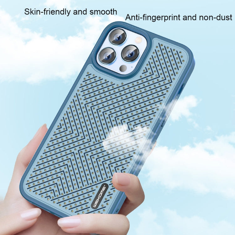 For iPhone 13 Pro Max WEKOME Graphene Heat Dissipation Phone Case (Blue) - iPhone 13 Pro Max Cases by WK | Online Shopping South Africa | PMC Jewellery