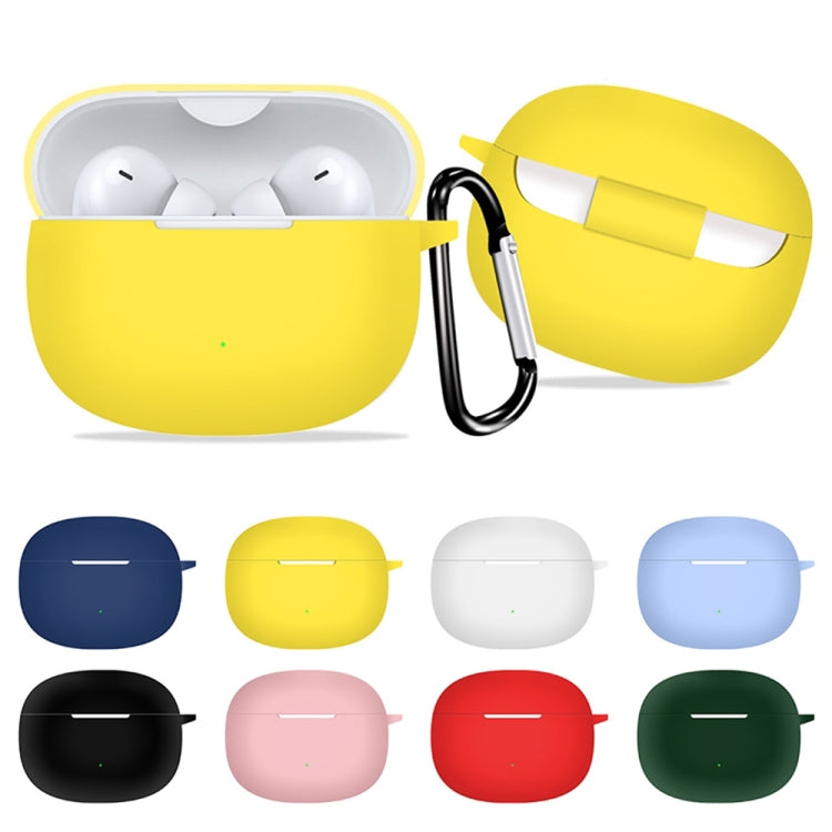 For Honor WINGcloud Earbuds X3i Silicone Protective Case with Hook(Dark Blue) - Huawei Earphone Case by PMC TechLife | Online Shopping South Africa | PMC TechLife