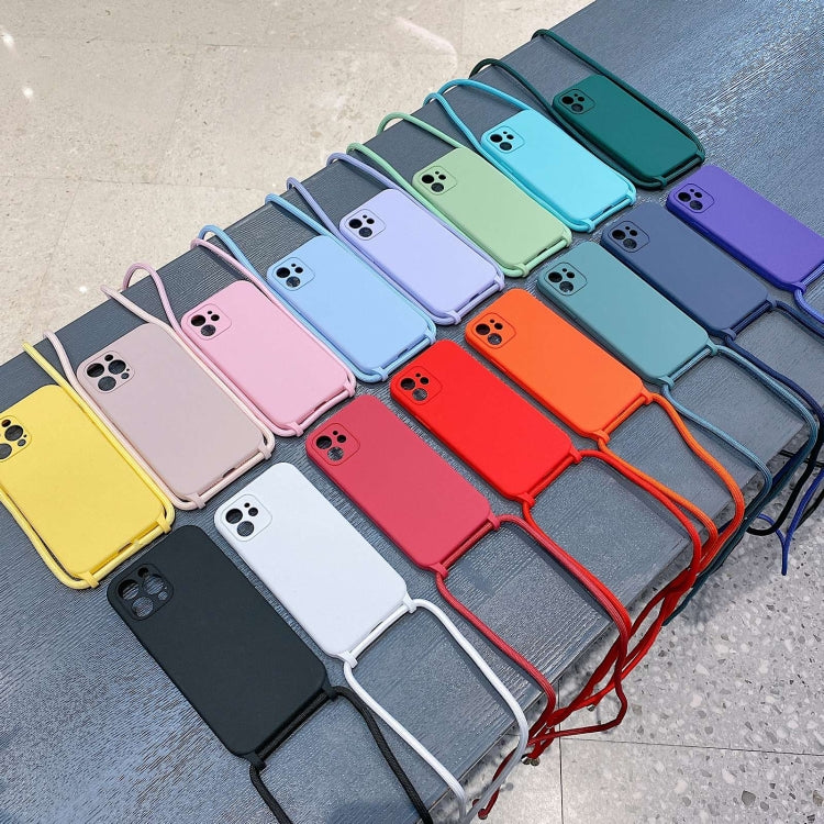 For iPhone 14 Crossbody Lanyard Liquid Silicone Case(Midnight Blue) - iPhone 14 Cases by PMC TechLife | Online Shopping South Africa | PMC TechLife
