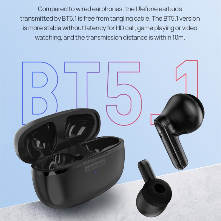 Original Ulefone Buds TWS True Wireless Bluetooth Earphone(Black) - Bluetooth Earphone by Ulefone | Online Shopping South Africa | PMC TechLife | Buy Now Pay Later Mobicred