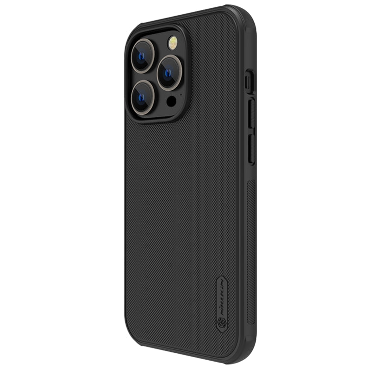 For iPhone 14 Pro NILLKIN Frosted Shield Pro Magsafe Phone Case(Black) - iPhone 14 Pro Cases by NILLKIN | Online Shopping South Africa | PMC Jewellery