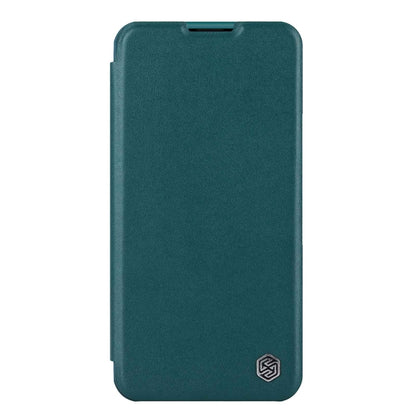 For iPhone 14 Pro Max NILLKIN QIN Series Pro Leather Phone Case(Green) - iPhone 14 Pro Max Cases by NILLKIN | Online Shopping South Africa | PMC Jewellery | Buy Now Pay Later Mobicred