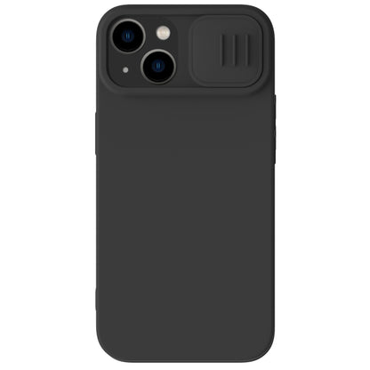 For iPhone 14 NILLKIN CamShield Liquid Silicone Phone Case(Black) - iPhone 14 Cases by NILLKIN | Online Shopping South Africa | PMC Jewellery | Buy Now Pay Later Mobicred