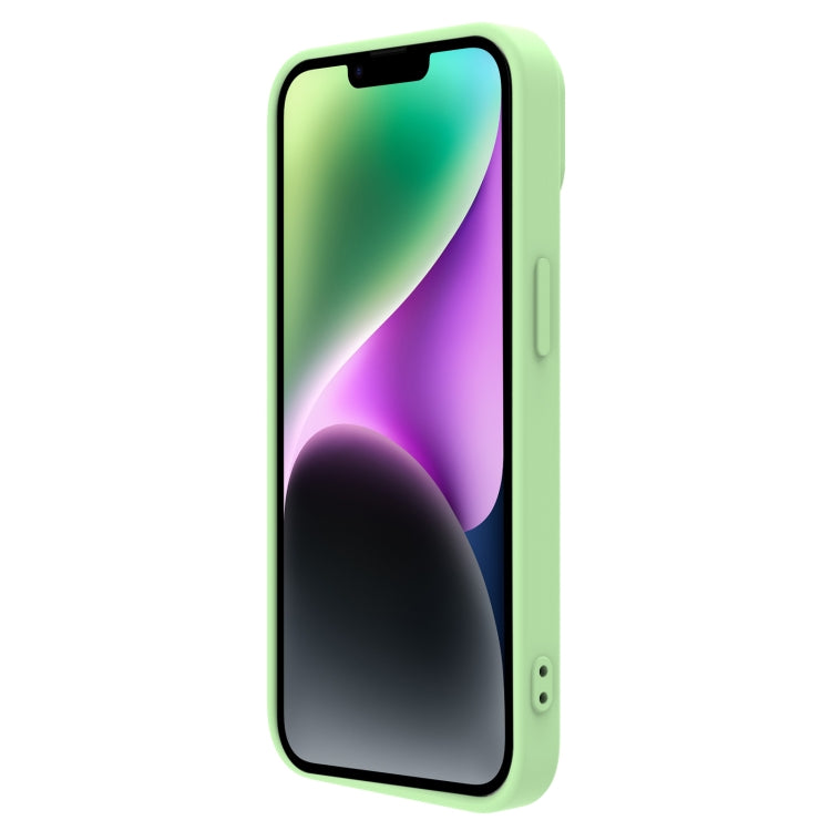 For iPhone 14 NILLKIN CamShield Liquid Silicone Phone Case(Green) - free shipping - PMC TechLife - Order now!