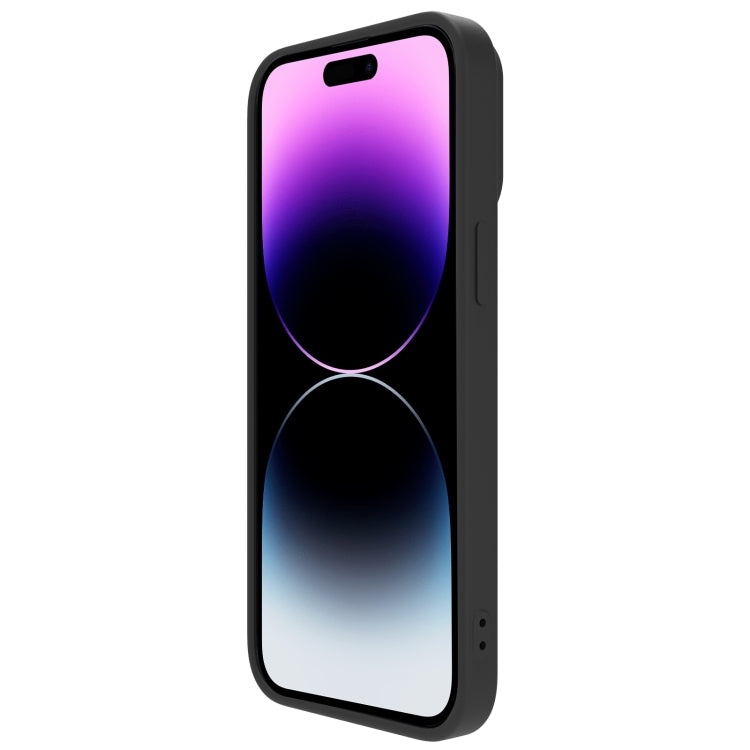 For iPhone 14 Pro Max NILLKIN CamShield Liquid Silicone Phone Case(Black) - iPhone 14 Pro Max Cases by NILLKIN | Online Shopping South Africa | PMC Jewellery | Buy Now Pay Later Mobicred