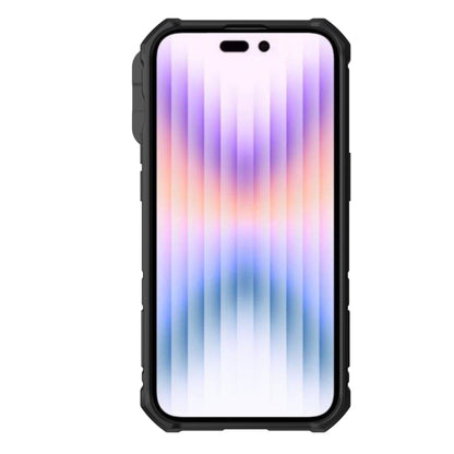 For iPhone 14 Pro NILLKIN Shockproof CamShield Armor Protective Case(Black) - iPhone 14 Pro Cases by NILLKIN | Online Shopping South Africa | PMC Jewellery | Buy Now Pay Later Mobicred