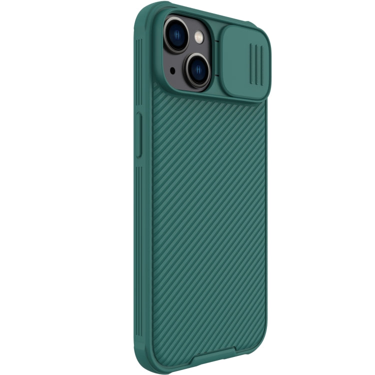 For iPhone 14 NILLKIN CamShield Pro Protective Phone Case(Green) - iPhone 14 Cases by NILLKIN | Online Shopping South Africa | PMC Jewellery