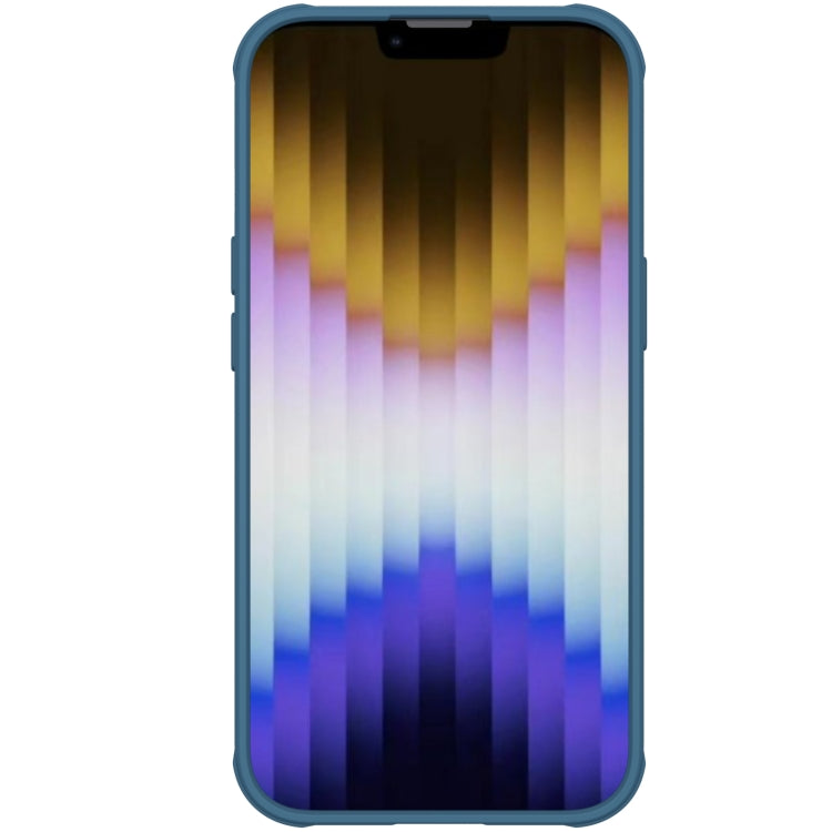 For iPhone 14 Plus  NILLKIN CamShield Pro Protective Phone Case(Blue) - free shipping - PMC TechLife - Order now!