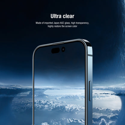 For iPhone 14 Pro Max NILLKIN 2 in 1 HD Full Screen Tempered Glass Film + Camera Protector Set - iPhone 14 Pro Max Tempered Glass by NILLKIN | Online Shopping South Africa | PMC Jewellery