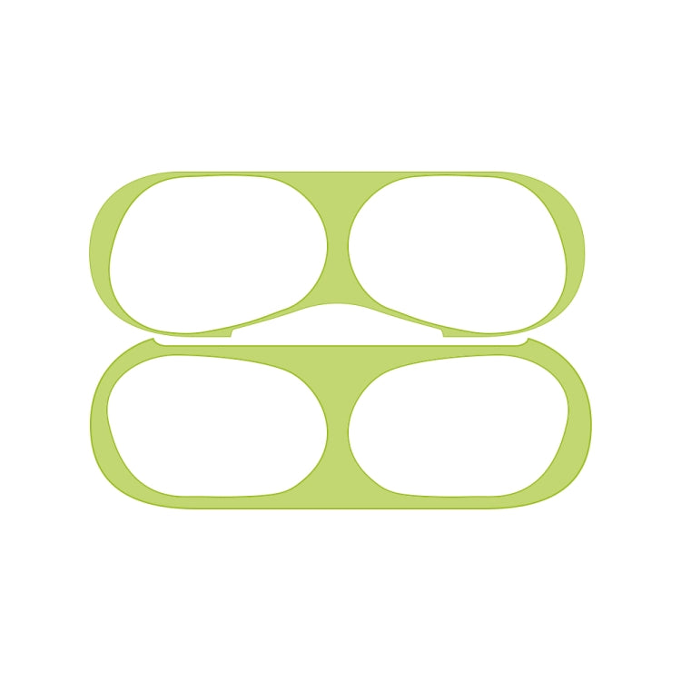 For Apple AirPods Pro 2 Wireless Earphone Protective Case Metal Sticker(Green) - Protective Sticker by PMC TechLife | Online Shopping South Africa | PMC TechLife