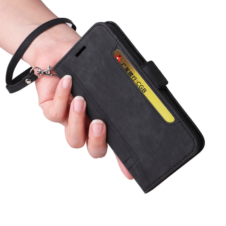 For OPPO Reno 7Z 5G BETOPNICE Dual-side Buckle Leather Phone Case(Black) - OPPO Cases by BETOPNICE | Online Shopping South Africa | PMC TechLife | Buy Now Pay Later Mobicred