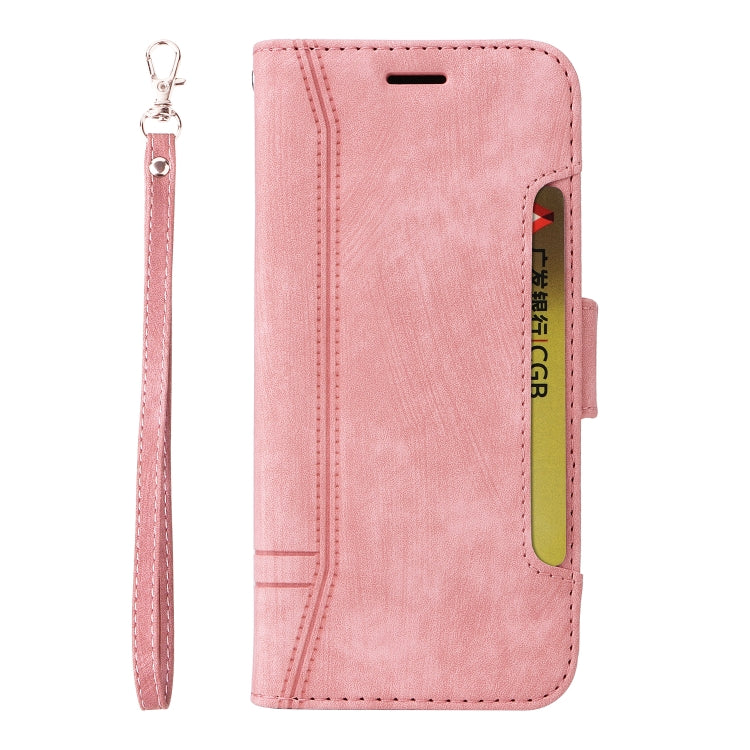 For Huawei nova 9 BETOPNICE Dual-side Buckle Leather Phone Case(Pink) - Huawei Cases by BETOPNICE | Online Shopping South Africa | PMC TechLife | Buy Now Pay Later Mobicred