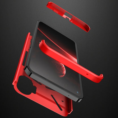 For Nothing Phone 1 GKK Three Stage Splicing Full Coverage PC Phone Case(Red) - More Brand by GKK | Online Shopping South Africa | PMC Jewellery | Buy Now Pay Later Mobicred