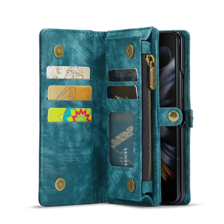 For Samsung Galaxy Z Fold4 CaseMe 008 Detachable Multifunctional Leather Phone Case(Blue) - Galaxy Phone Cases by CaseMe | Online Shopping South Africa | PMC Jewellery | Buy Now Pay Later Mobicred