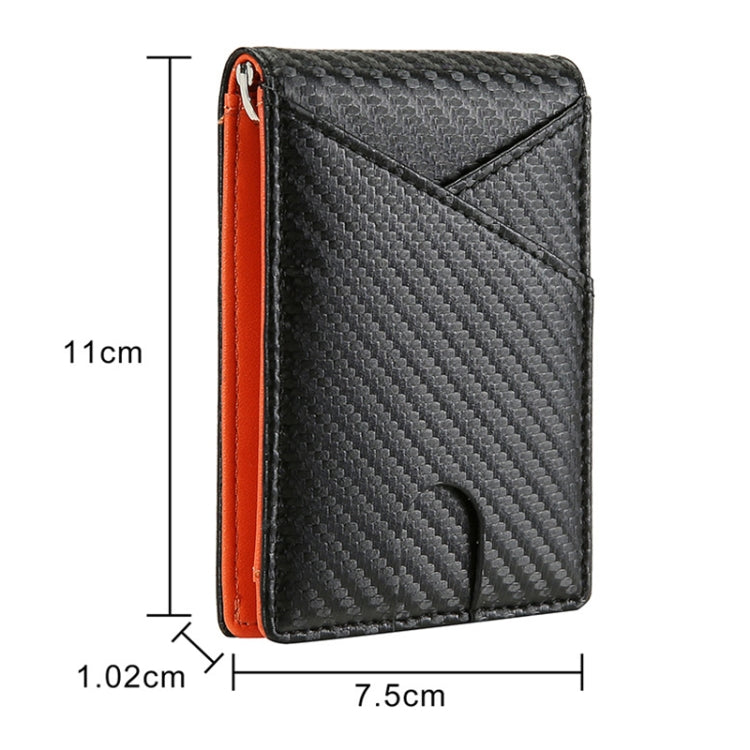 W2108A1 RFID Carbon fiber Business Wallet For Men(Black) - free shipping - PMC TechLife - Order now!