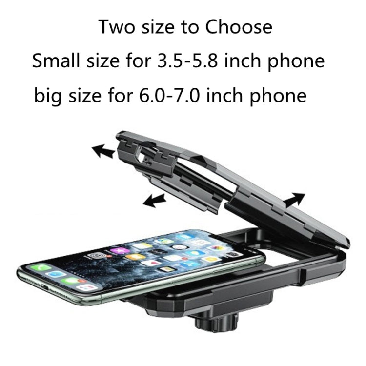 Kewig M18S-A1 Motorcycle / Bicycle Handlebar Wireless Charging Waterproof Box Mobile Phone Holder - free shipping - PMC TechLife - Order now!