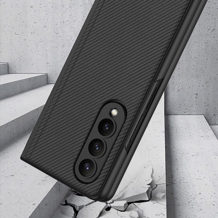 For Samsung Galaxy Z Fold4 GKK Integrated Ultra-thin Folding Leather Phone Case with Stand(Black) - Galaxy Z Fold4 5G Cases by GKK | Online Shopping South Africa | PMC TechLife | Buy Now Pay Later Mobicred