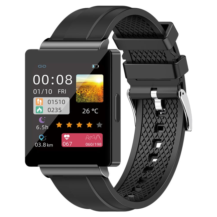 KS01 1.85 Inch Smart Watch Supports Blood Glucose Detection, Blood Pressure Detection, Blood Oxygen Detection(Black) - Smart Watches by PMC TechLife | Online Shopping South Africa | PMC TechLife | Buy Now Pay Later Mobicred