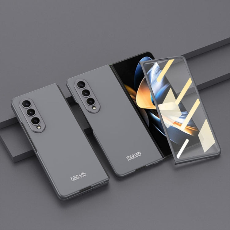 For Samsung Galaxy Z Fold4 GKK Integrated Ultra-thin Full Coverage Phone Flip Case(Grey) - Galaxy Z Fold4 5G Cases by GKK | Online Shopping South Africa | PMC TechLife