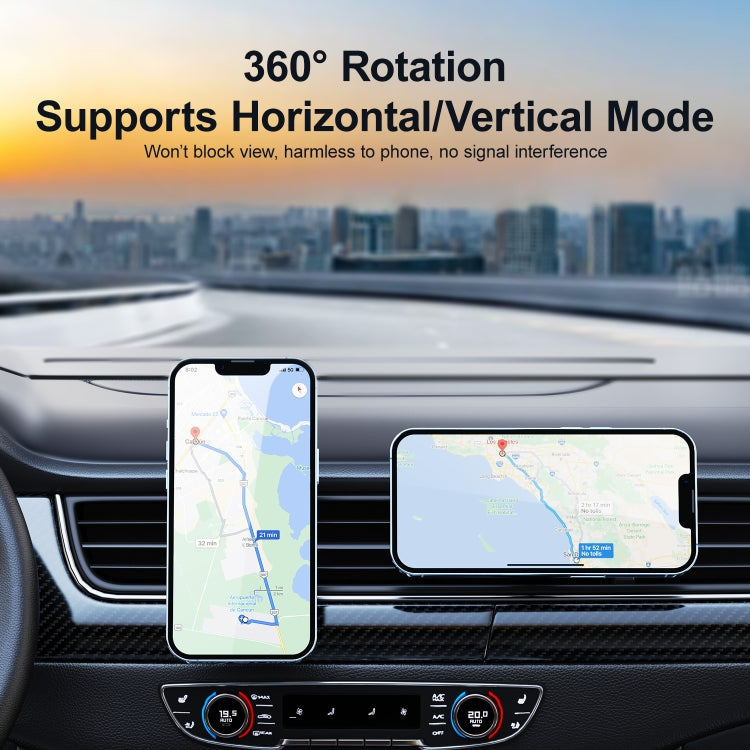 JOYROOM JR-ZS311 Super Stable Air Vent Magnetic Phone Car Mount(Space Grey) - Car Holders by JOYROOM | Online Shopping South Africa | PMC Jewellery