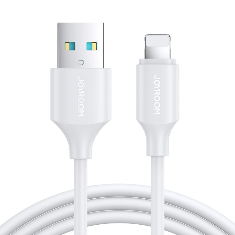 JOYROOM S-UL012A9 2.4A USB to 8 Pin Fast Charging Data Cable, Length:0.25m(White) - Normal Style Cable by JOYROOM | Online Shopping South Africa | PMC Jewellery