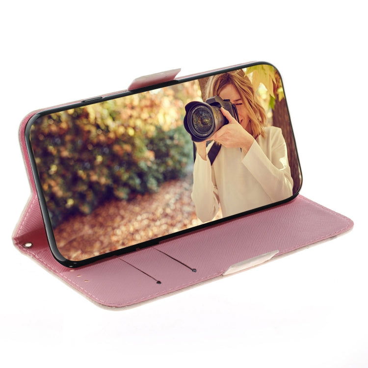 For Samsung Galaxy A14 5G 3D Colored Horizontal Flip Leather Phone Case(Magnolia) - free shipping - PMC TechLife - Order now!