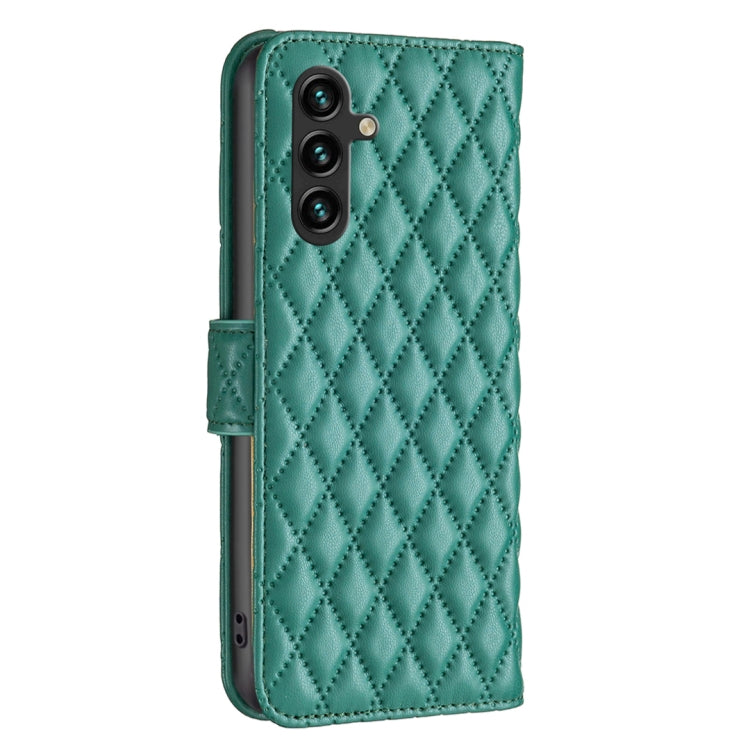 For Samsung Galaxy A14 5G Diamond Lattice Wallet Leather Flip Phone Case(Green) - free shipping - PMC TechLife - Order now!