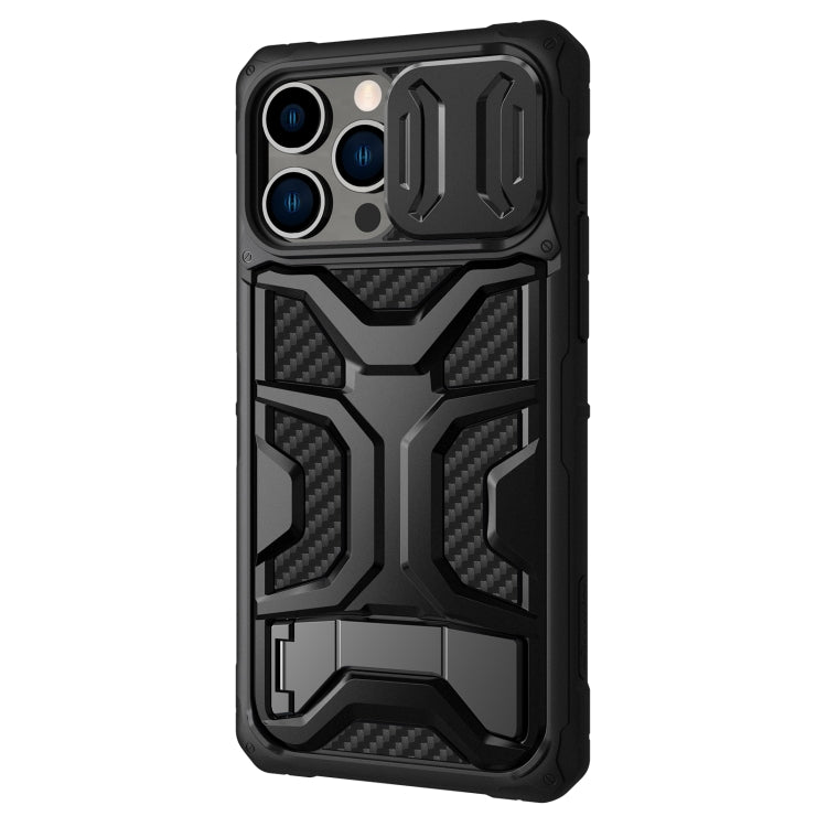 For iPhone 14 Pro Max NILLKIN Sliding Camera Cover Design TPU + PC Phone Case(Black) - iPhone 14 Pro Max Cases by NILLKIN | Online Shopping South Africa | PMC Jewellery