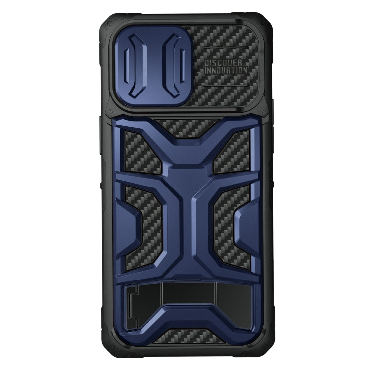 For iPhone 14 Pro Max NILLKIN Sliding Camera Cover Design TPU + PC Phone Case(Blue) - free shipping - PMC TechLife - Order now!